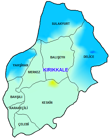 Kırıkkale Güneş Enerjisi Potansiyeli Haritası Kırıkkale Güneş Enerjisi Potansiyeli Haritası