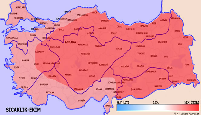 2017 Ekim ve Kasım ayları hava tahmini