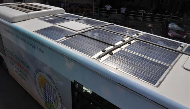 İETT'den Güneş Enerjili Otobüs