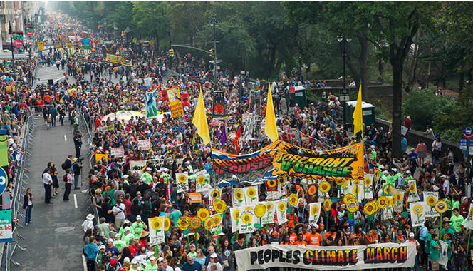 New York'da People's Climate March -Halkların İklim Eylemi- Düzenlendi