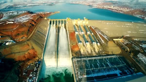Bağıştaş Barajı Havadan Görüntüler