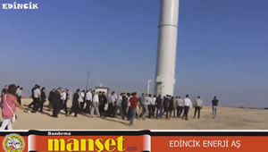Edincik Enerji rüzgar santrali açılış töreni